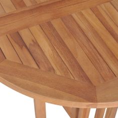 Greatstore Skládací barový stůl 100 x 65 x 105 cm masivní teakové dřevo