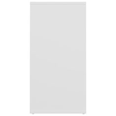 Greatstore Botník bílý 31,5 x 35 x 70 cm dřevotříska
