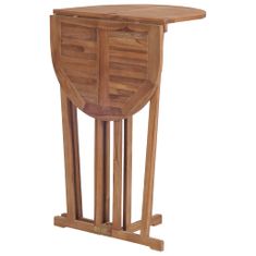 Greatstore Skládací barový stůl 100 x 65 x 105 cm masivní teakové dřevo