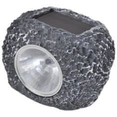 Vidaxl Venkovní solární LED bodovky ve tvaru kamene 12 ks