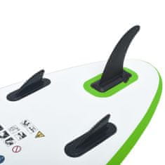 Vidaxl Nafukovací SUP paddleboard zeleno-bílý