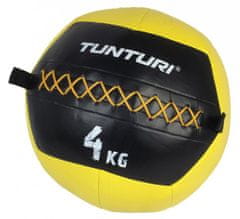 Tunturi Míč pro funkční trénink TUNTURI Wall Ball - žlutý 4 kg