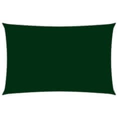Greatstore Stínící plachta oxfordská látka obdélníková 4x7 m tmavě zelená