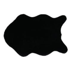 KONDELA Umělá kožešina Rabit Typ 1 60x90 cm - Černá