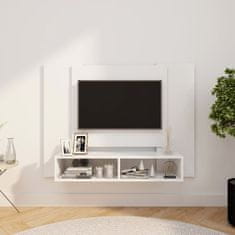 Greatstore Nástěnná TV skříňka bílá 120 x 23,5 x 90 cm dřevotříska