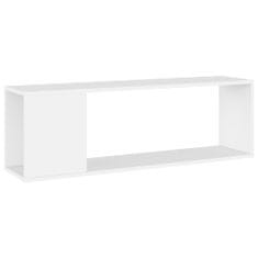 Greatstore TV stolek bílý 100 x 24 x 32 cm dřevotříska