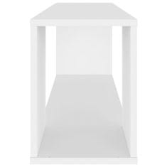 Greatstore TV stolek bílý 100 x 24 x 32 cm dřevotříska