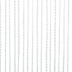 Greatstore Provázkové záclony, 2 ks, 140x250 cm, bílá