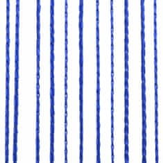 Greatstore Provázkové záclony, 2 ks, 140x250 cm, modrá