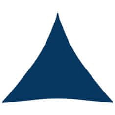 Greatstore Stínící plachta oxfordská látka trojúhelníková 3x4x4 m modrá