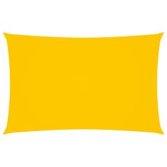 Greatstore Stínící plachta oxfordská látka obdélníková 2 x 5 m žlutá