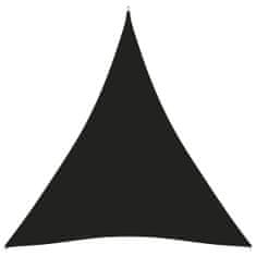 Greatstore Stínící plachta oxfordská látka trojúhelníková 3x4x4 m černá