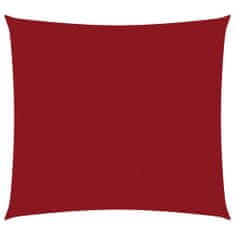 Greatstore Stínící plachta oxfordská látka čtvercová 2 x 2 m červená