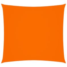 Greatstore Stínící plachta oxfordská látka čtvercová 2,5 x 2,5 m oranžová