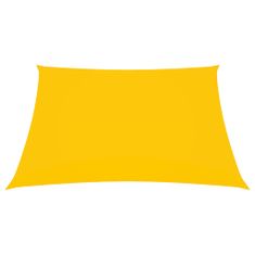 Greatstore Stínící plachta oxfordská látka obdélníková 2 x 2,5 m žlutá