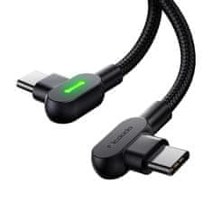 Mcdodo MCDODO 90° ÚHLOVÝ KABEL USB-C RYCHLÉ NABÍJENÍ OBOUSTRANNÝ USB TYP C VEDENÝ 2M