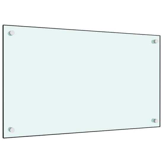 Vidaxl VidaXL Kuchyňský ochranný panel, Bílá, 70x40 cm, Tvrzené sklo