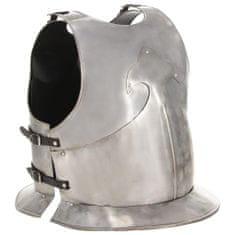 Vidaxl VidaXL Medieval LARP Armor Replika prsního plátu, stříbrná ocel