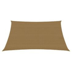 Greatstore Stínící plachta 160 g/m2 taupe 5 x 5 m HDPE