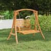 shumee VidaXL Swing Frame, Bentwood, Teak Color