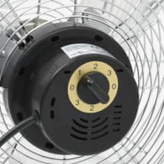 Greatstore Podlahový ventilátor 3 rychlosti 40 cm 40 W chrom