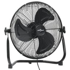 Greatstore Podlahový ventilátor 3 rychlosti 40 cm 40 W černý