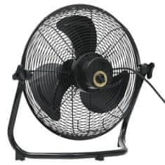 Greatstore Podlahový ventilátor 3 rychlosti 40 cm 40 W černý