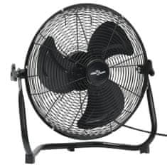 Greatstore Podlahový ventilátor 3 rychlosti 45 cm 60 W černý