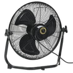 Greatstore Podlahový ventilátor 3 rychlosti 45 cm 60 W černý