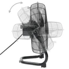 Vidaxl Podlahový ventilátor 3 rychlosti 60 cm 115,2 W černý