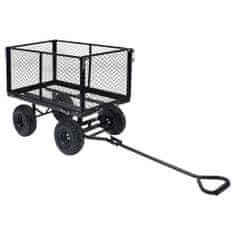 Greatstore Zahradní ruční vozík černý 350 kg