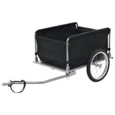 Vidaxl Přívěsný vozík za kolo černožlutý 65 kg
