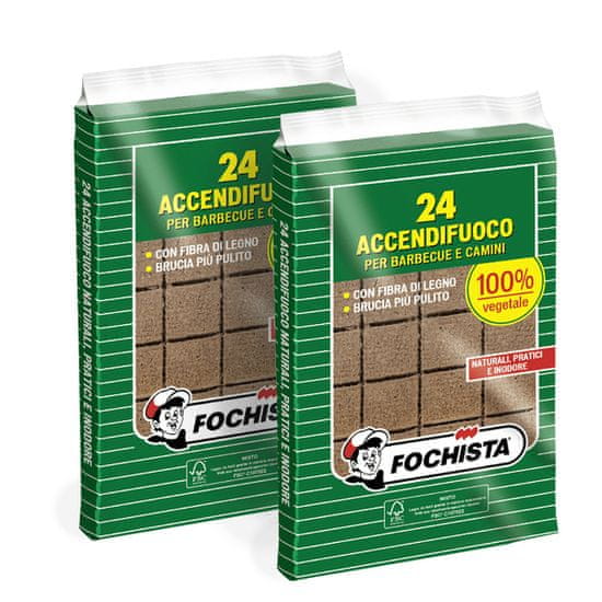 Podpalovač BIO dřevěný F02 – Multipack 2ks – 11112