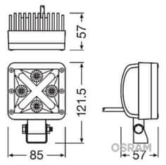 Osram LEDriving Cube MX85 LEDDL101-SP 12V pracovní lampa 20W