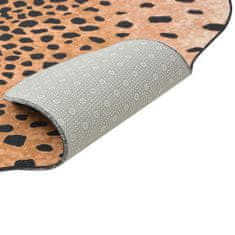 Greatstore Tvarovaná rohož 150x220 cm potisk gepard