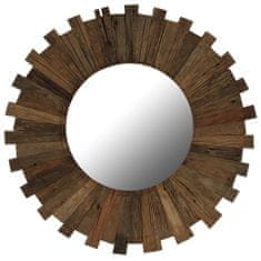 Greatstore Nástěnné zrcadlo masivní recyklované dřevo 70 cm