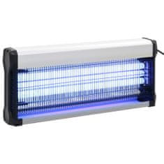 Greatstore Lapač hmyzu černý hliník ABS 60 W