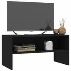 Greatstore TV stolek černý 80 x 40 x 40 cm dřevotříska