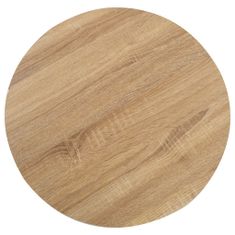 Vidaxl Bistro stolek světle hnědý 60 cm MDF