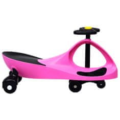 Greatstore Dětské vozítko a odrážedlo SwingCar s klaksonem růžové
