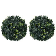 Greatstore Umělé buxus koule 2 ks 22 cm