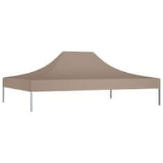 Vidaxl Střecha k party stanu 4,5 x 3 m taupe 270 g/m2