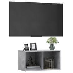 Vidaxl TV stolek betonově šedý 72 x 35 x 36,5 cm dřevotříska