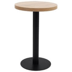 Vidaxl Bistro stolek světle hnědý 50 cm MDF