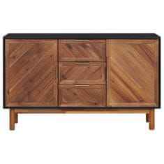 Greatstore Příborník 115 x 35 x 70 cm masivní akáciové dřevo a MDF