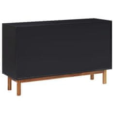 Greatstore Příborník 115 x 35 x 70 cm masivní akáciové dřevo a MDF