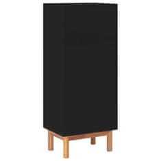 Greatstore Příborník 45 x 32 x 115 cm masivní akáciové dřevo a MDF