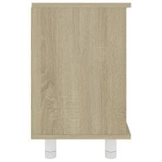 Vidaxl Koupelnová skříňka dub sonoma 60x32x53,5 cm kompozitní dřevo