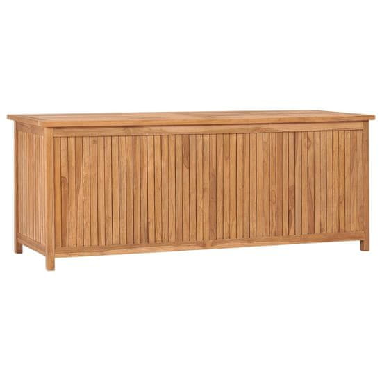 Greatstore Zahradní úložný box 150 x 50 x 58 cm masivní teakové dřevo