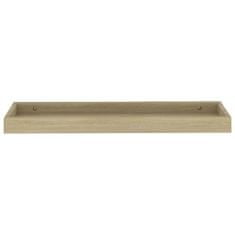 Greatstore Nástěnné police Loggia 4 ks dub 60 x 15 x 4 cm MDF